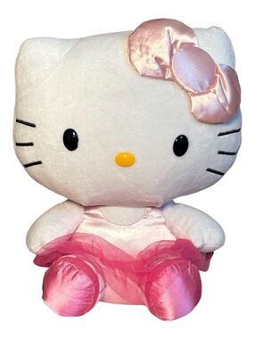 TY hello kitty ballerina collector Y2K plush medium sized stuffed character